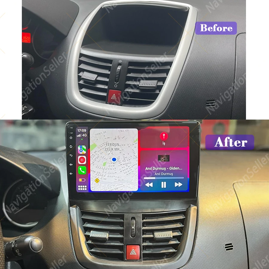 

Autoradio For Peugeot 207 207CC 2006-2015 Carplay Android Auto Radio Multimedia Gps Head Unit Stereo Head Unit Netflix Youtube