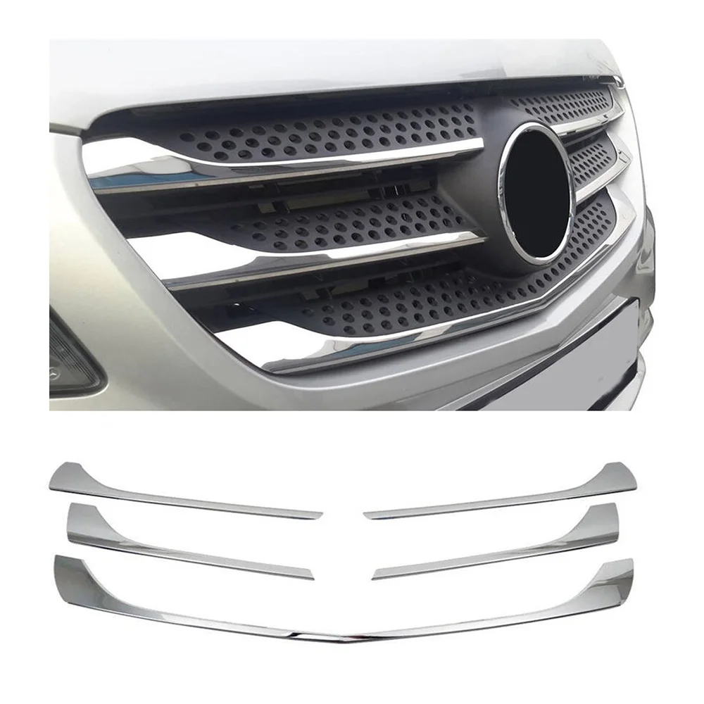 

For Mercedes Vito W 447 Chrome Front Grill 5 Pcs. Model 2014-2019. Stainless Steel. A+ Quality. Automotive Modify Car Styling