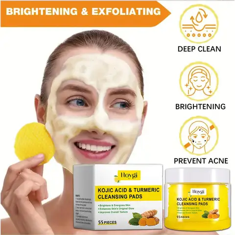 Facial Cleansing Pads Exfoliating Makeup Removal Dead Skin Peeling Smooth Skin Shrink Pore Massage Face Body Barrier Lock Skin