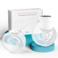 Dual Suction Electric Wearable Breast Pump 4 Modes 9 Levels Silent BPA-Free Hands Free Portable Breastfeeding,24mm Flange