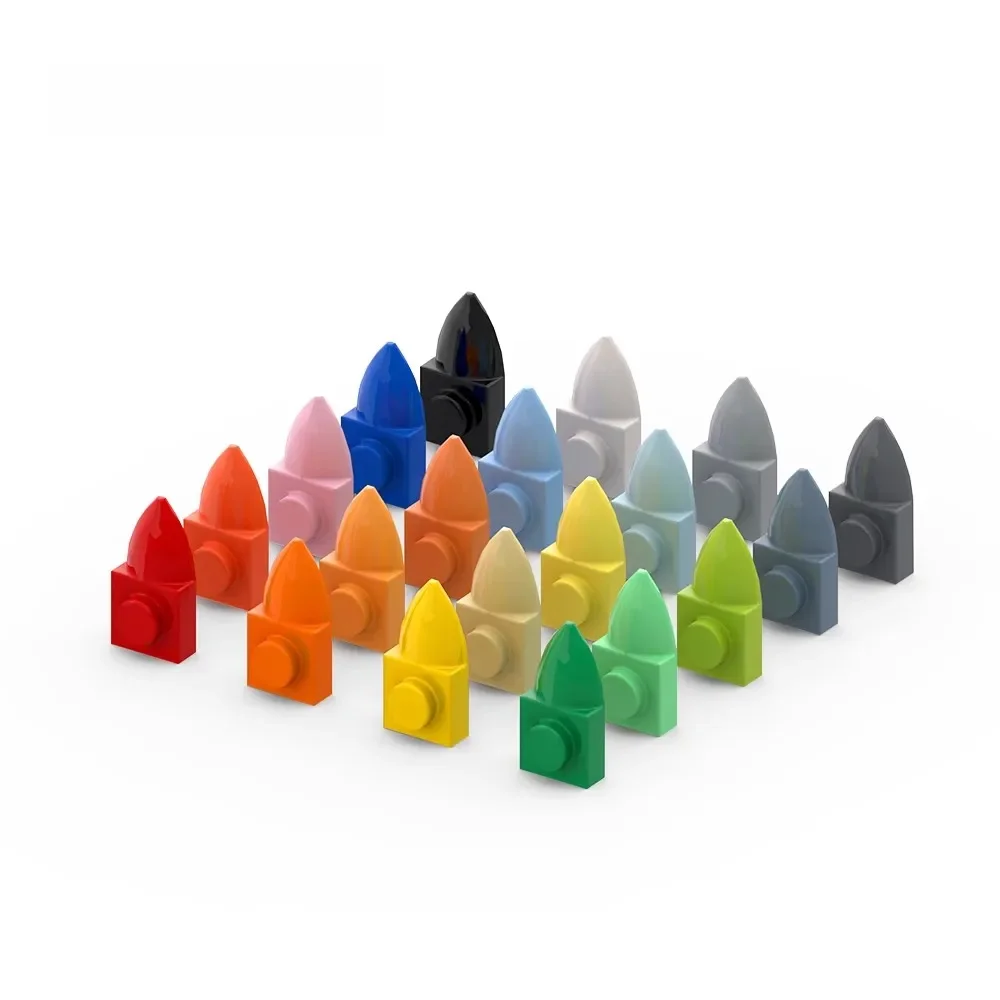 Pièces MOC 49668, plaque spéciale 1x1 avec dents, briques compatibles, blocs de construction à assembler, particules, jouet cérébral pour enfant, cadeau, 20 pièces