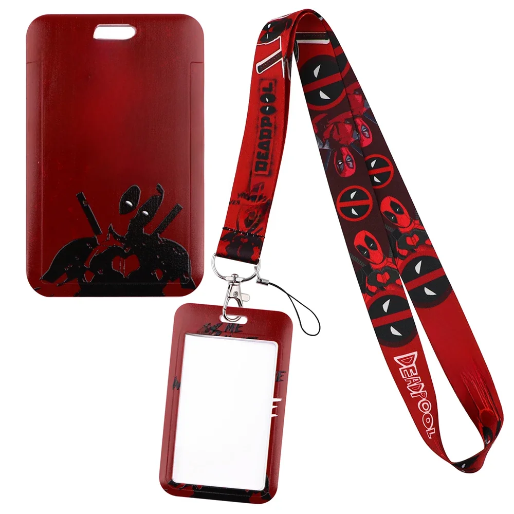 YQ977 Kühlen Anti-hero Man Schlüsselbund Lanyard Mode Phone Strap ID Karte Abzeichen Halter Anime