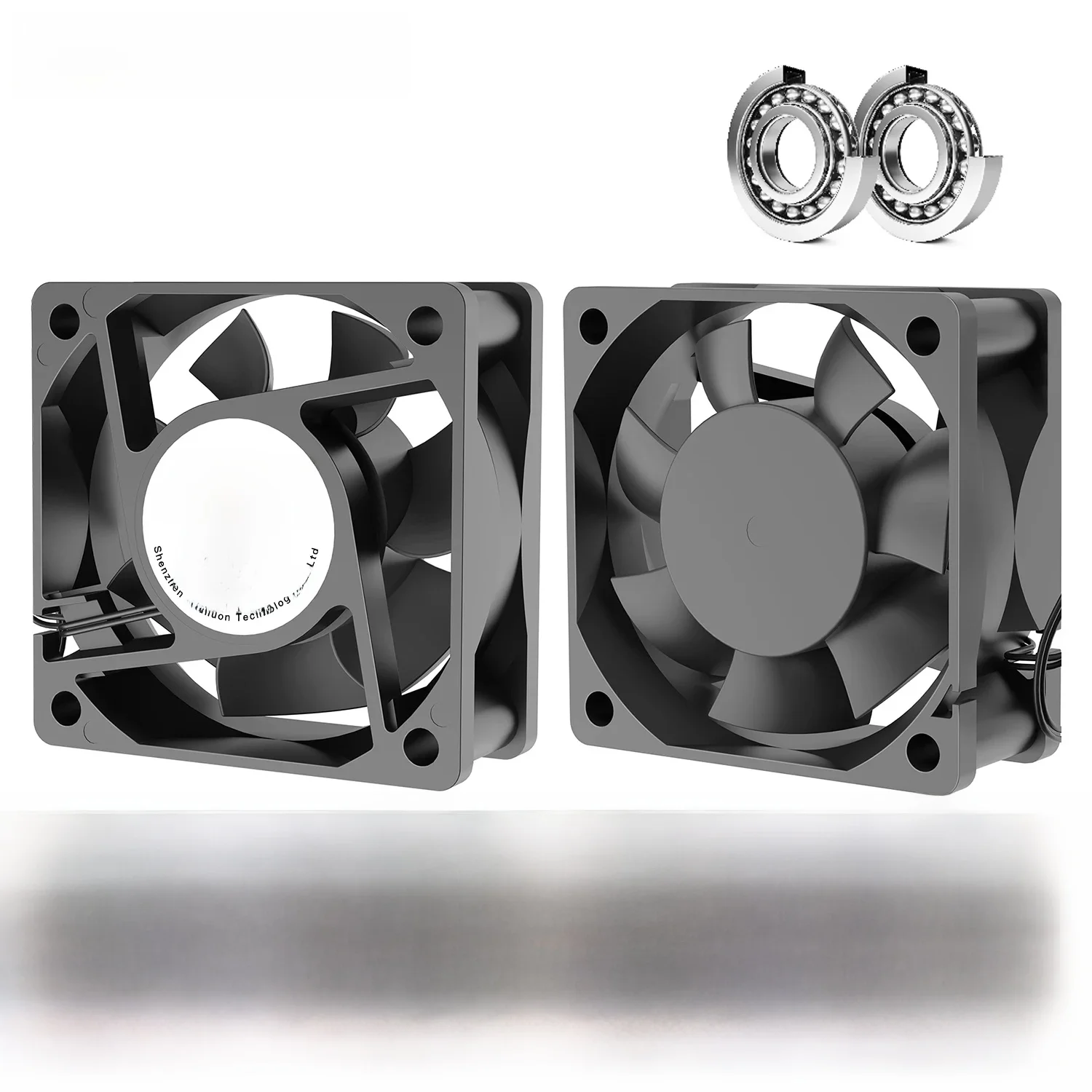 2 sztuki Wentylator chłodzący DC 5V 12V 24V 60mm 60x60x25mm 6025 PC Wentylator chłodzący do komputera Wentylator osiowy Tuleja z łożyskiem kulkowym Wentylatory przemysłowe — zdjęcie produktu 7