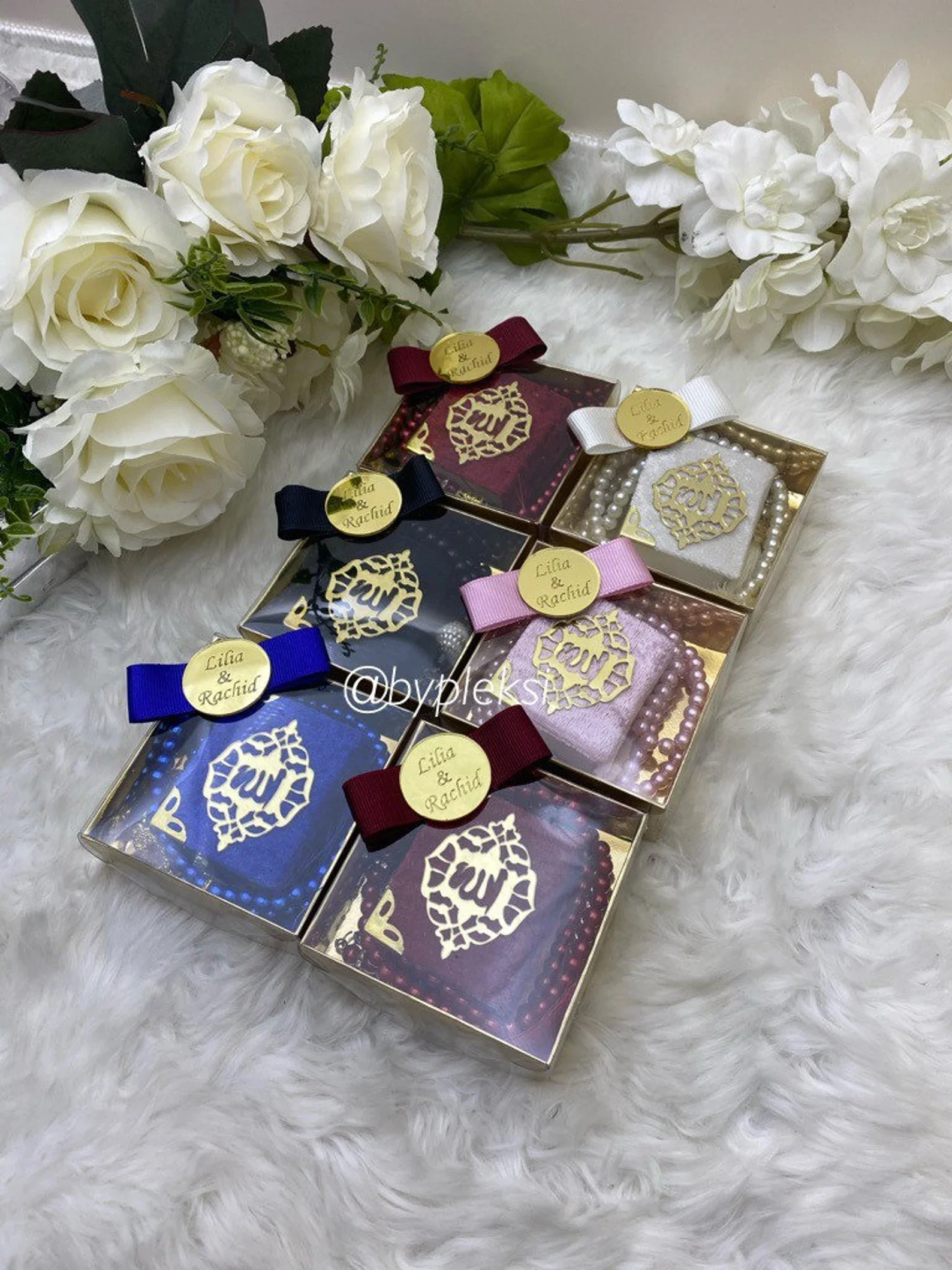 Ameen Favors,Islamic Gifts Mini Quran Book and Tasbeeh Set Muslim Gifts Islamic Favors Baby Shower Party favors Newborn Gifts