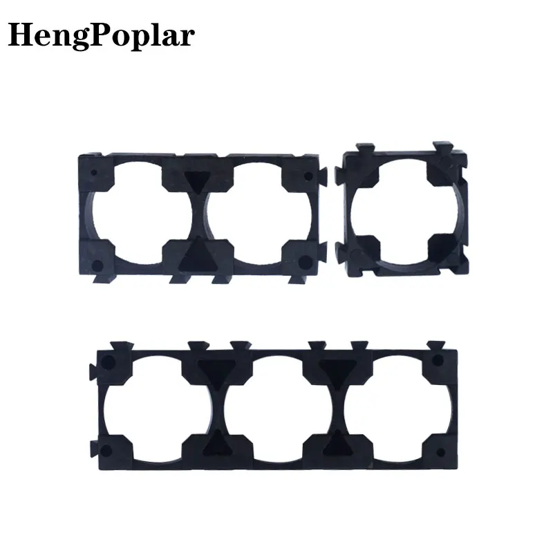 100pcsPlastic 1 2 3 Cell 18650 Battery Holder Bracket Cylindrical Batteries Pack fixture Anti Vibration Case Storage Box For DIY