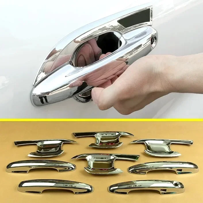 Chrome Door Handle Cover Trims Protector For 2020 2021 2022 2023 2024 2025 Ford Escape Kuga