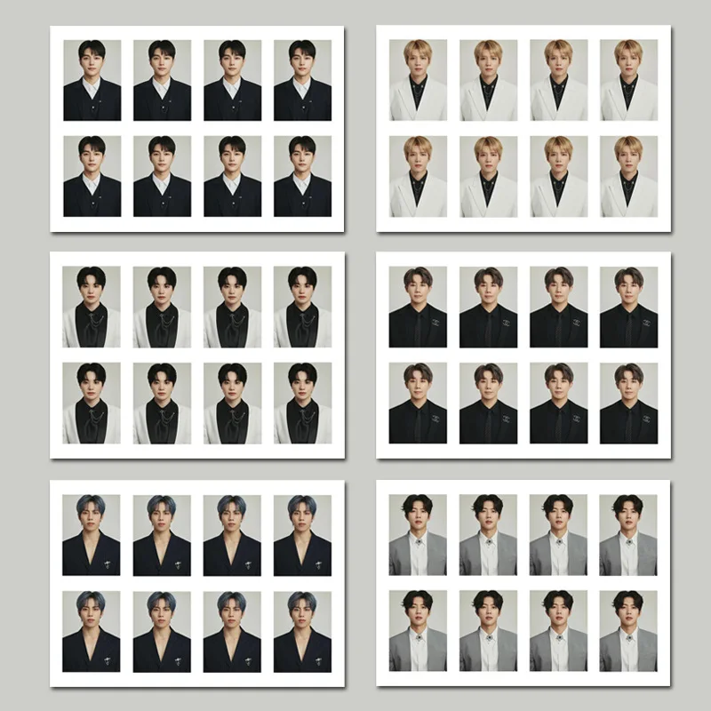 KPOP INFINITE 13egin Album HD ID Photo Print One Inch Photocards L SungGyu WooHyun Fashion Postcards Fans Collection Gifts