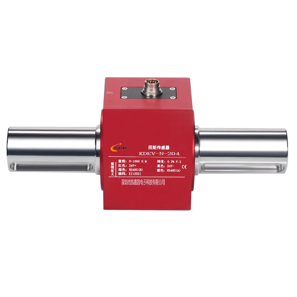 500/1000/ 13001500 N.M Rs485 High-Precision Dynamic Torque Sensor Torque Speed Measurement Sensor Motor Rotary Torque Torque Measuring Instrument