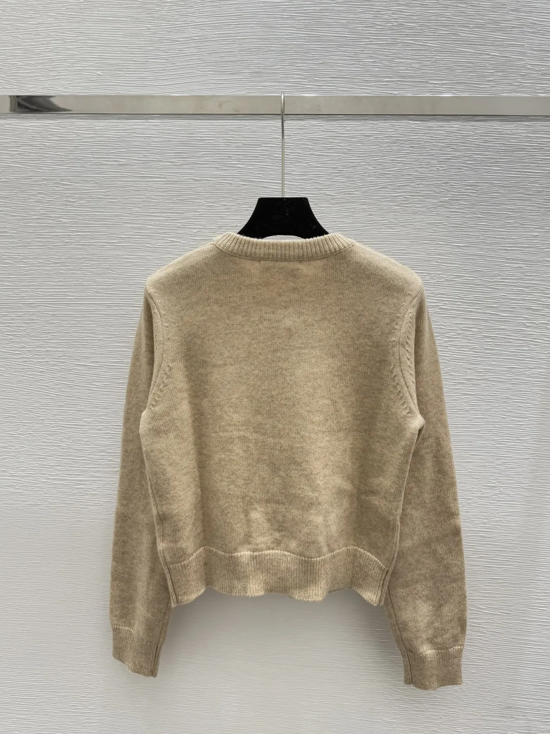 

2025 женский однотонный пуловер, свитер, минималистичный вязаный топ, мягкий удобный повседневный базовый топ с длинными рукавами