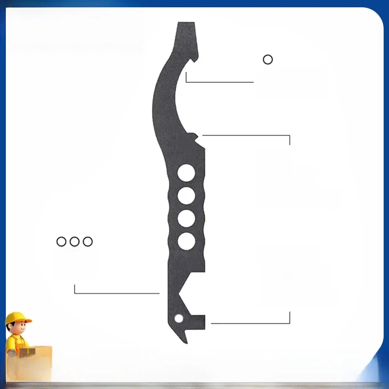 AliExpress WADSN Tactical Multitasker M 4 TOOLS Multipurpose Maintenance Screwdriver Keychain Bicycle Repair Buffer Tube Modification AR15