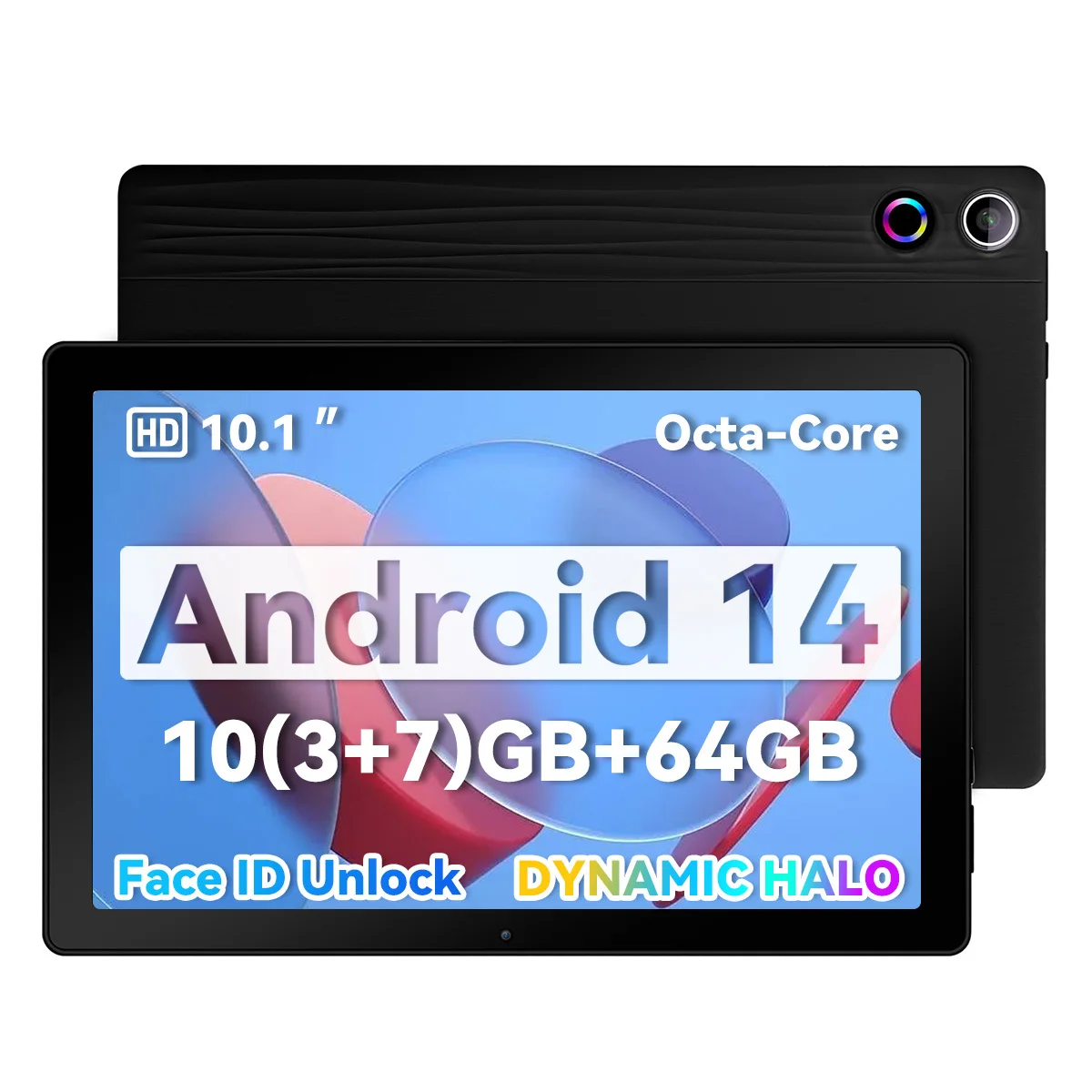 

A10 Android 14 10-дюймовый планшет 10 ГБ ОЗУ 64 ГБ ПЗУ 1 ТБ Расширение восьмиядерного процессора BT5.3 WiFi6 Разблокировка лиц с сенсорным экраном Widevine L1 HD IPS
