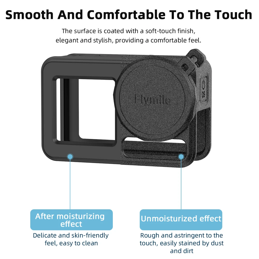 For DJI Osmo Action 5 Pro Silicone Sleeve Protective Case & Screen Protectors & Len Cap for DJI Action 3 4 5 Pro Accessories
