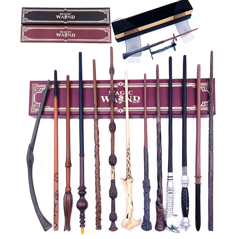 Children's Gift Set Cosplay Metal Cosplay Wand Plastic Children's Decorative Toys Animation Performance Props Halloween Gift