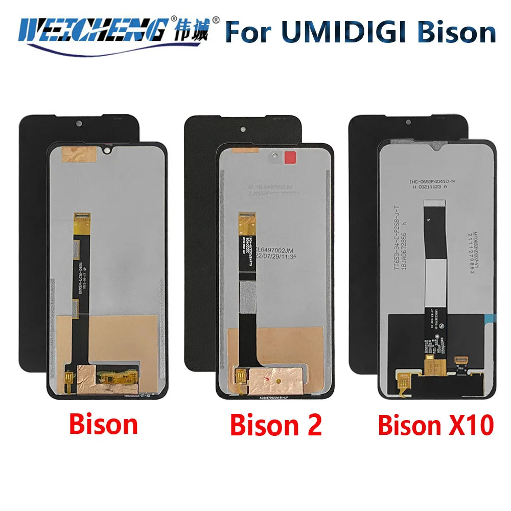 For UMIDIGI BISON LCD Display+Touch Screen Digitizer Original LCD Screen For UMIDIGI Bison 2 Pro GT2 GT2 Pro X10 LCD Display