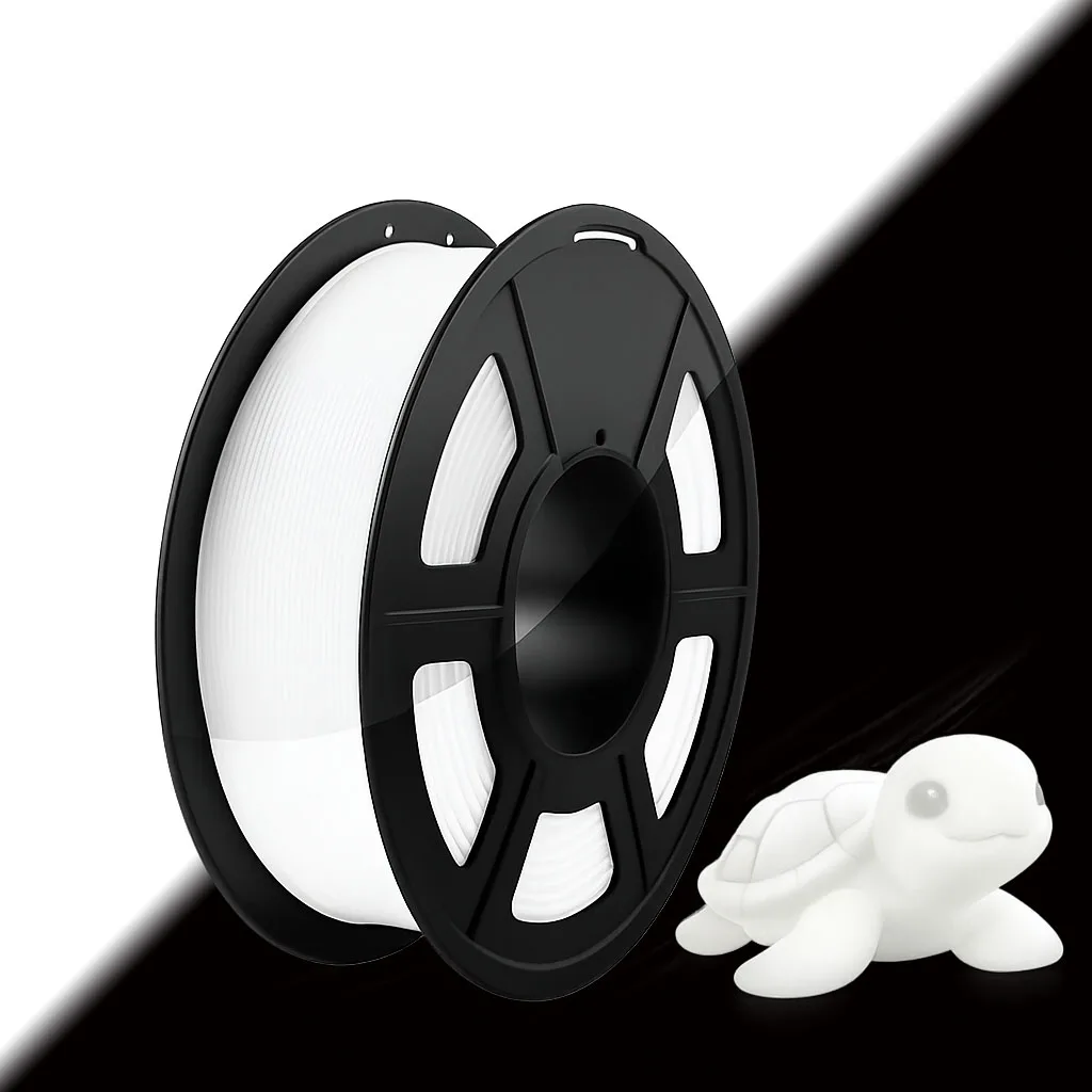 

White Glow in the Dark PLA Filament 1.75 Mm 3D Printer Filament Bundle 250g for DIY Printing