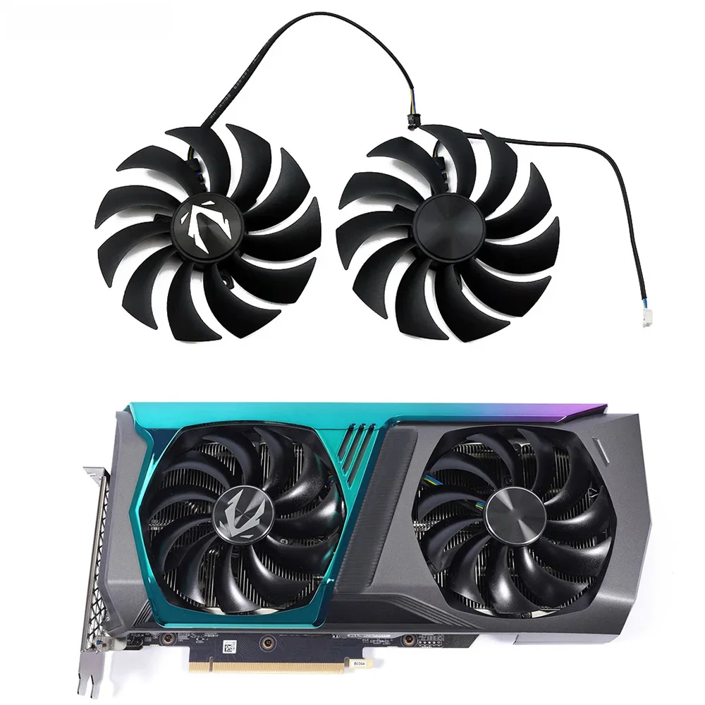 100mm GAA8S2U CF1010U12S 12V 0.45A RTX3070 Wentylator chłodzący GPU do kart graficznych Zotac Gaming RTX 3070 AMP Holo — zdjęcie produktu 7