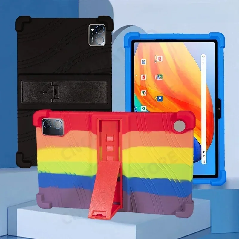 4 grube, odporne na wstrząsy, silikonowe etui z podpórką na N-one NPad Plus pokrowiec 10.36 "Tablet z miękką Protetcive Funda Kids — zdjęcie 2