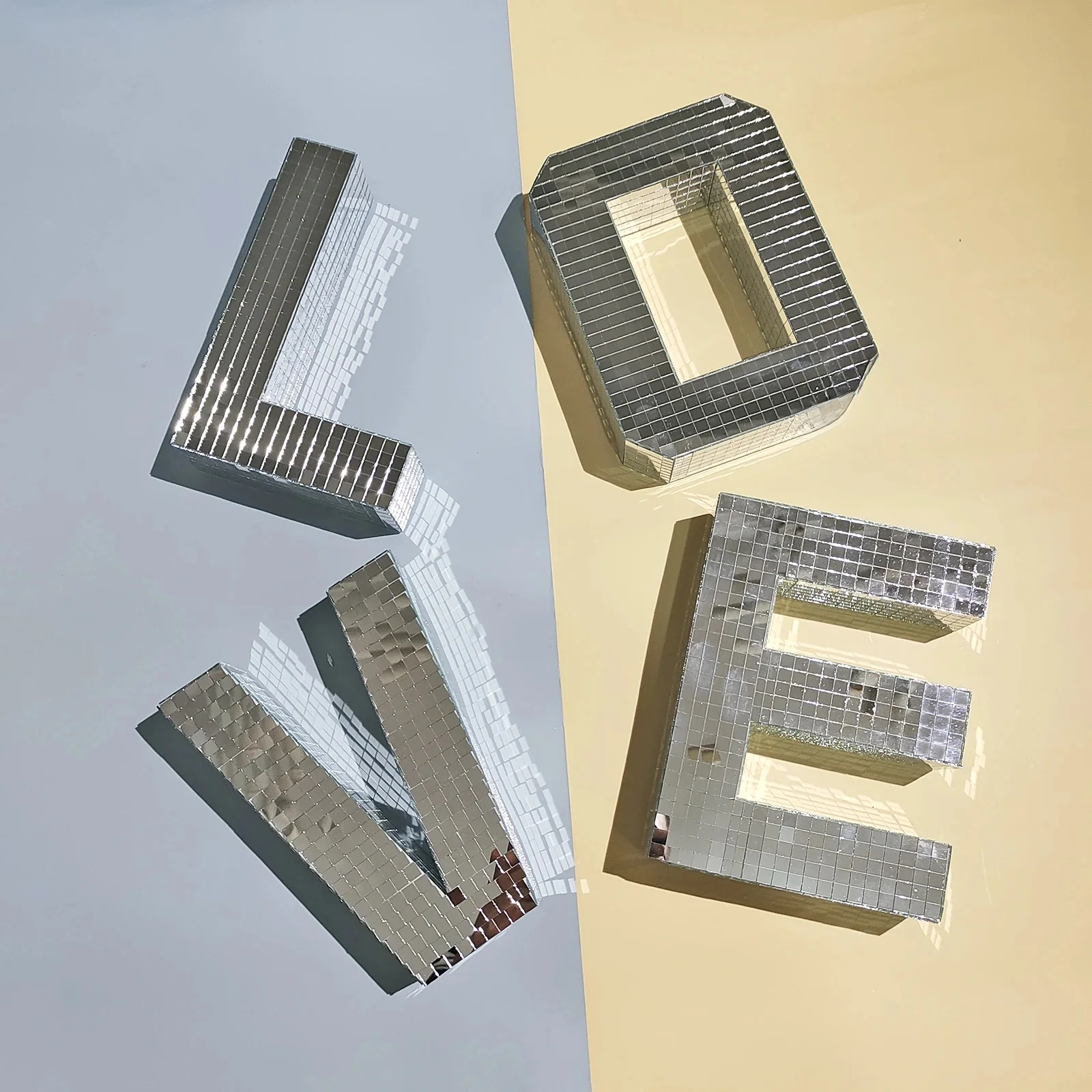 8 Inch Spiegel Letter Nummer Muur Decor Bruiloft Letters Bord Grappige Huisdecoratie Disco Letters Nummer Decor Kunst Aan De Muur - afbeelding 2