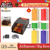 Mecpow Fc3 Oversized Laser Engraver Enclosure 1300X730X460Mm with Two Viewing Windows Fan Exhaust Pipe Fireproof