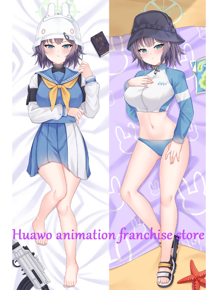 Anime Dakimakura Pillow Saki Sorai 2-Side Print Pillowcase Hugging Body Cushion Cover Otaku Waifu