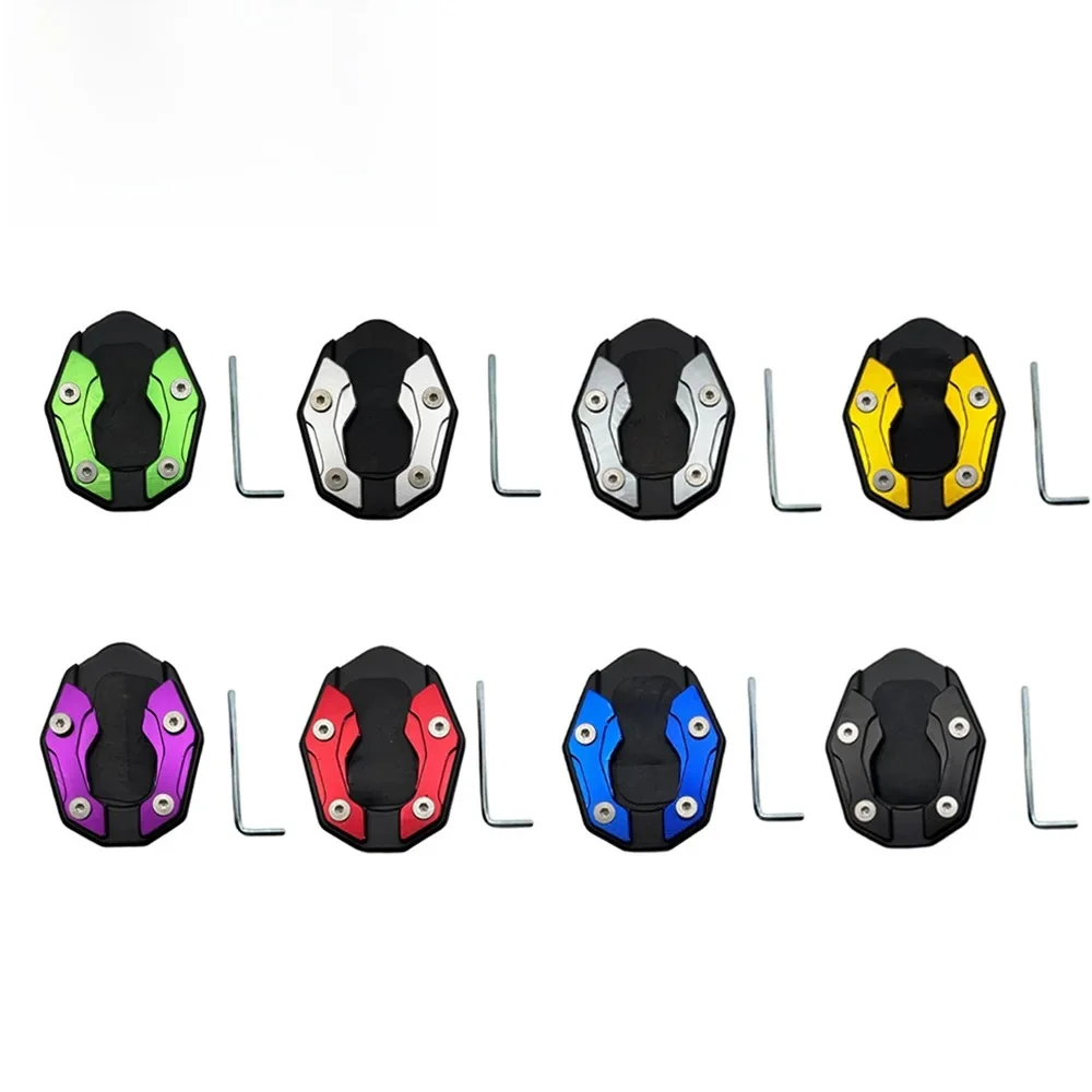AliExpress NONE SDTW Motorcycle Side Stand Cover Aluminum Alloy Motorcycle Stands Pad Universal Bicycle Foot Extension Kickstand Accessories