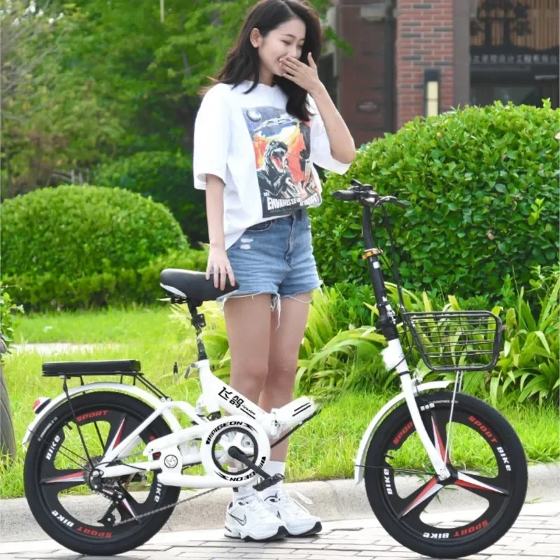 AliExpress smvp New Folding Bicycle Portable 20 Inch Adult Work Shock Absorber Variable Speed Male And Female