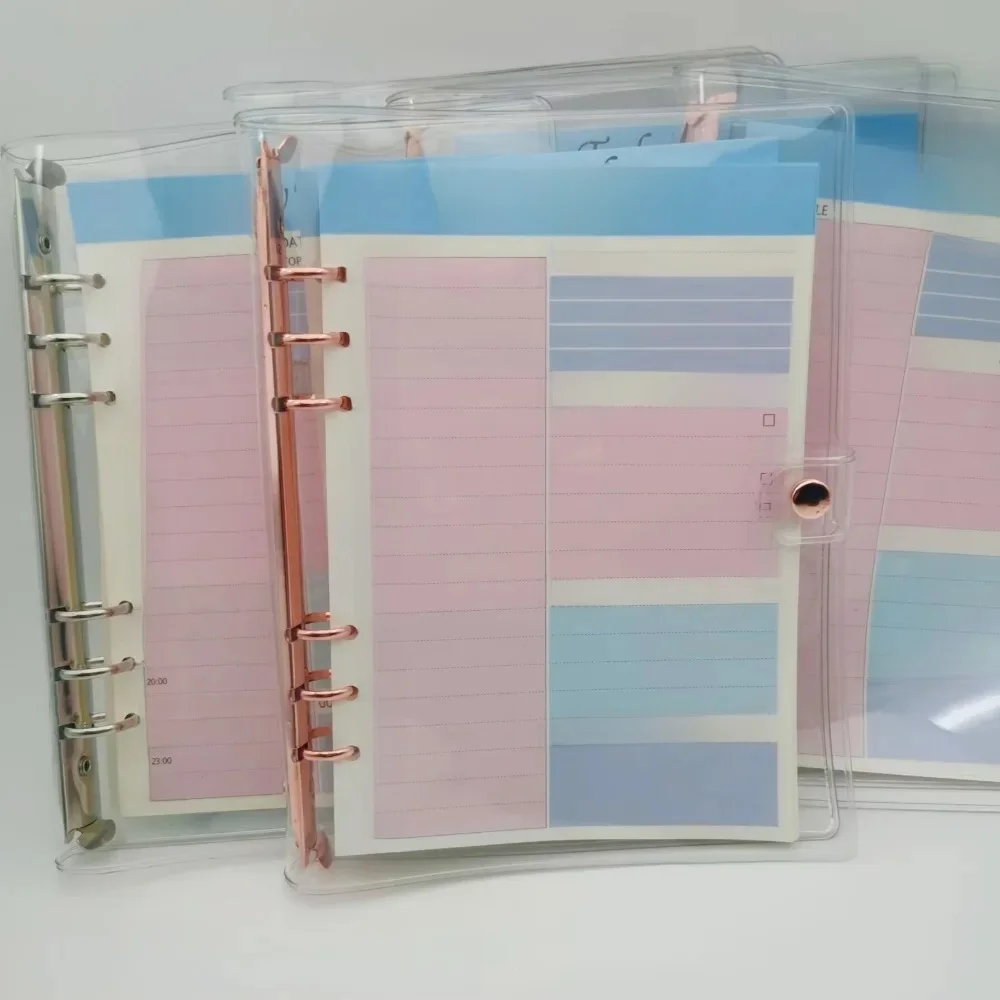 1 st Planner Agenda A5 losbladige Notebook Bindmiddel Schema's Dagelijks Plan Takenlijst Kladblok 100 Pagina's Kantoor Schoolbenodigdheden - afbeelding 2