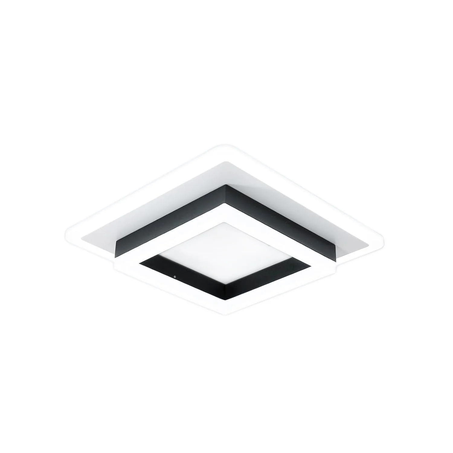 Quadratische Acryl-Deckenleuchte, moderne LED-Deckenleuchte, weiße 6500K LED-Deckenleuchten für Schlafzimmer, Büro, Küche, Wohnzimmer