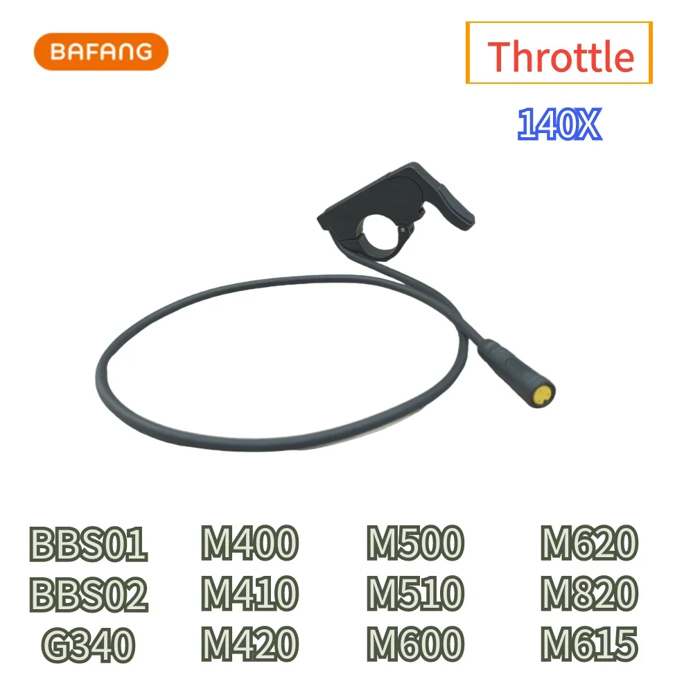 Дроссельная заслонка среднего двигателя Bafang 140X BBS01 02 BBSHD M500 M510 M600 M620, универсальная дроссельная заслонка Bafang, дроссельная заслонка для электрического велосипеда
