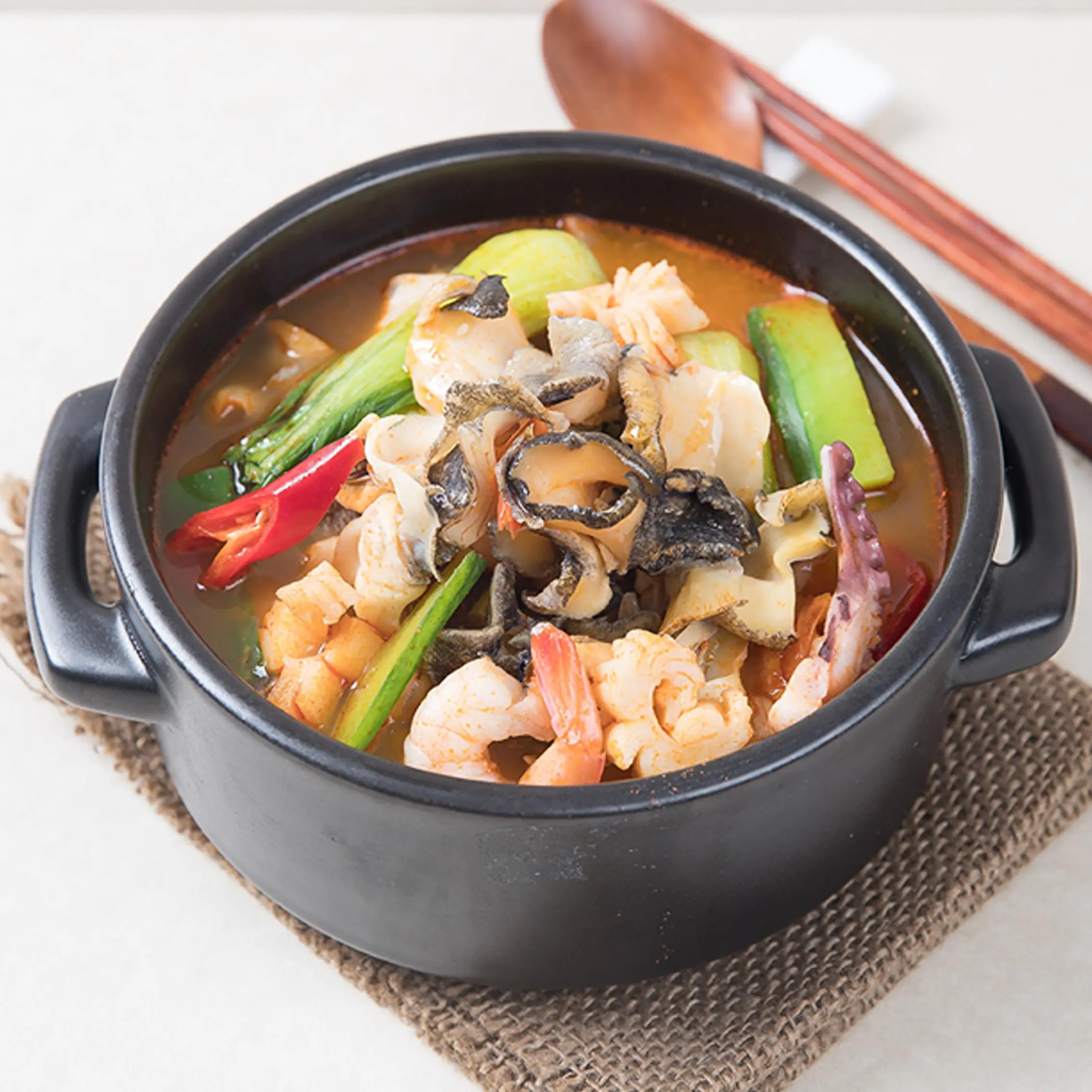 [أطعمة Jaeho] تشكيلة المأكولات البحرية 1.8 كجم / 5 أنواع المأكولات البحرية المختارة بعناية