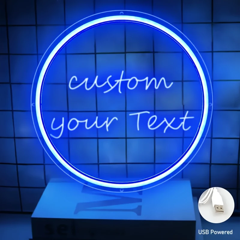 Custom Neon Light Sign, LED Neon for Business/Cafe/Rooms Wall&Table Hanging Decor, Gift for Wedding/Birthday/Parties/Housewaming