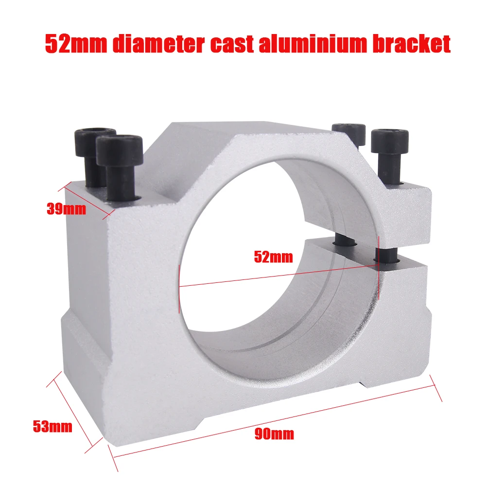 XILAIYUE 52mm/65mm/80mm/100mm diameter Spindle motor cast aluminium bracket for CNC engraving milling machine spindle.