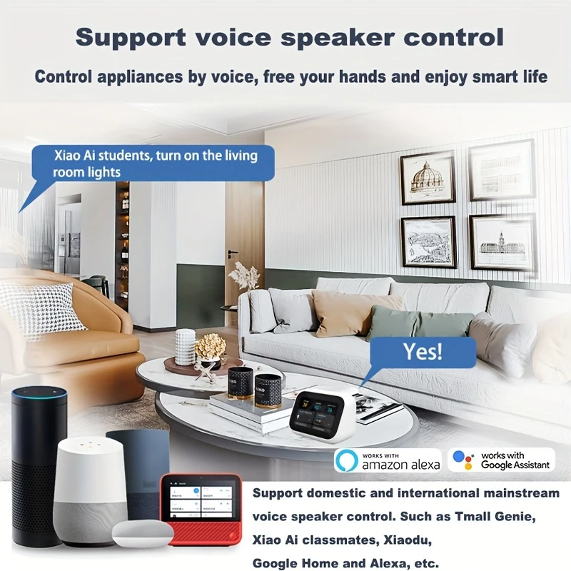 Mini 16A Smart WiFi Switch Relay Module, Compatible with Alexa & Google Home, EWelink App Remote/Voice/Timer Schedule