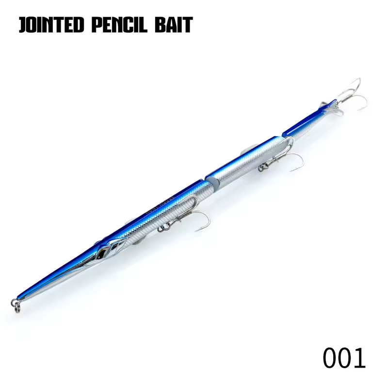 Hunthouse Jointed Pencil Bait 3 Section Fishing Lure 180mm/22g 255mm/30.6g Needle Sinking Swimbait For Bluefish Seabass Tackle - Image 14