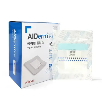 Waterproof Band Aiderm Plus10cm x 10cm Band-Aids 50 sheets