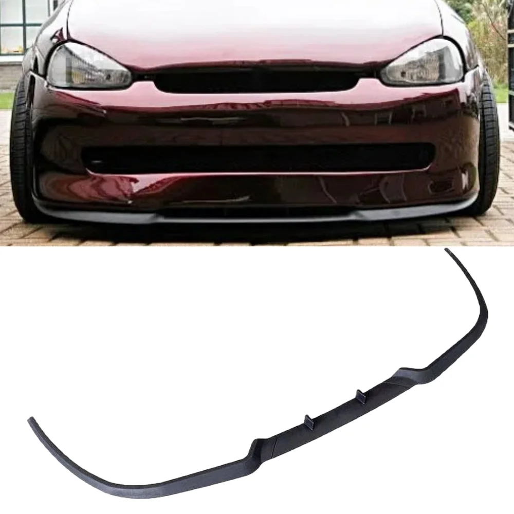 Front Bumper Lip For Opel Corsa B CUPRA R Car Accessories Spoiler Flap Universal 3 Pcs Body Kit Exterior Parts Tuning