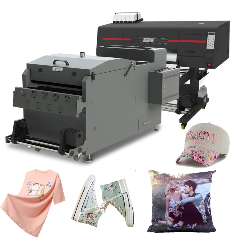 60Cm Printer Dtf T Shirt Powder Heating Machine I3200 Xp600 Dual Printheads Direct Pet Film Transfer Dtf Printer 24 Inch