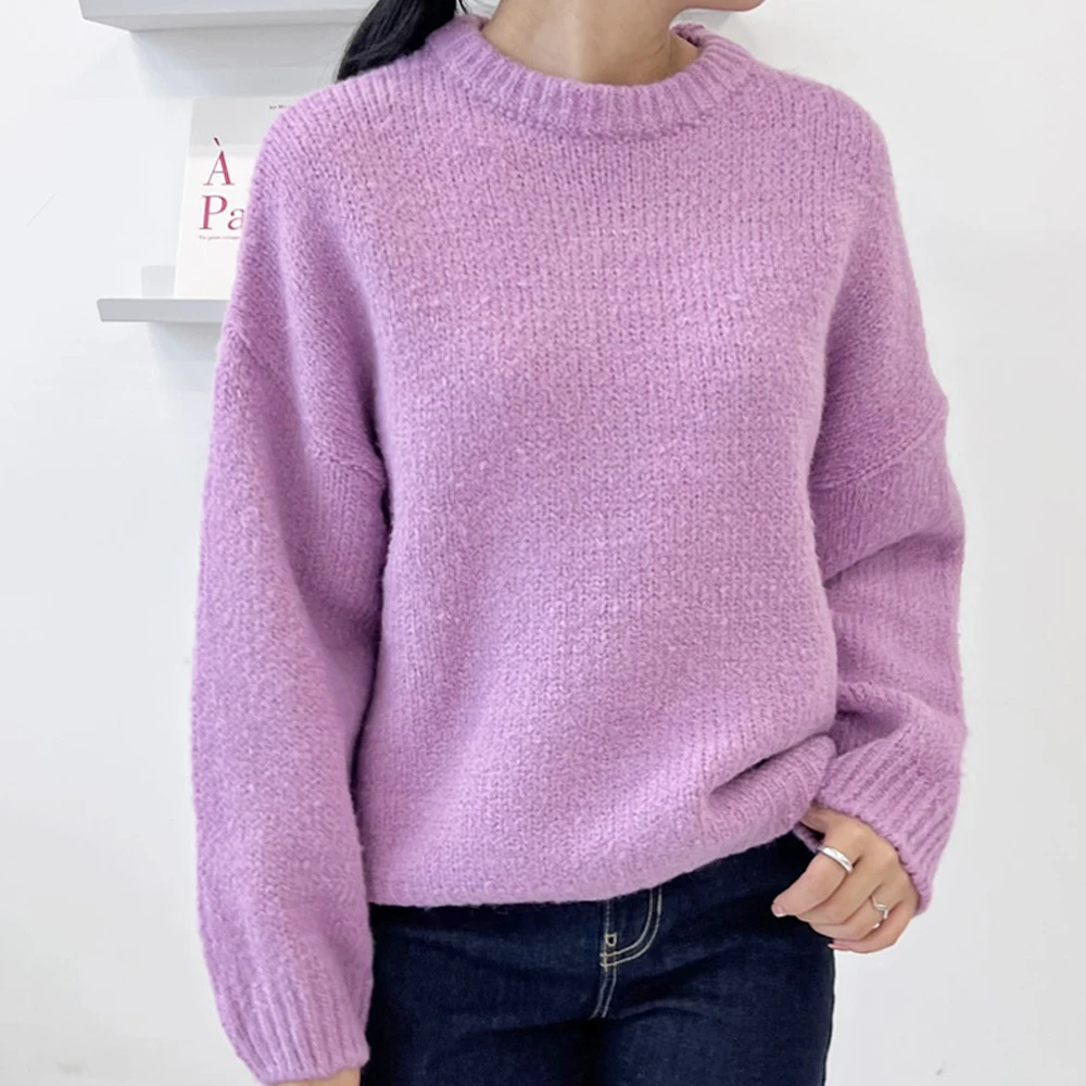 Women Pullover Kits Loose Kit Sweaters