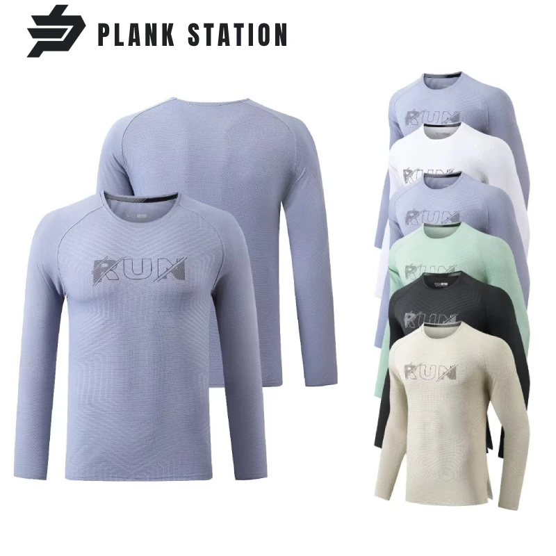 

Running T-Shirt Longsleeve Shirt For Men Women Unisex Basic Model Casual Clothing Hiking Fitness Gym Quick Dry