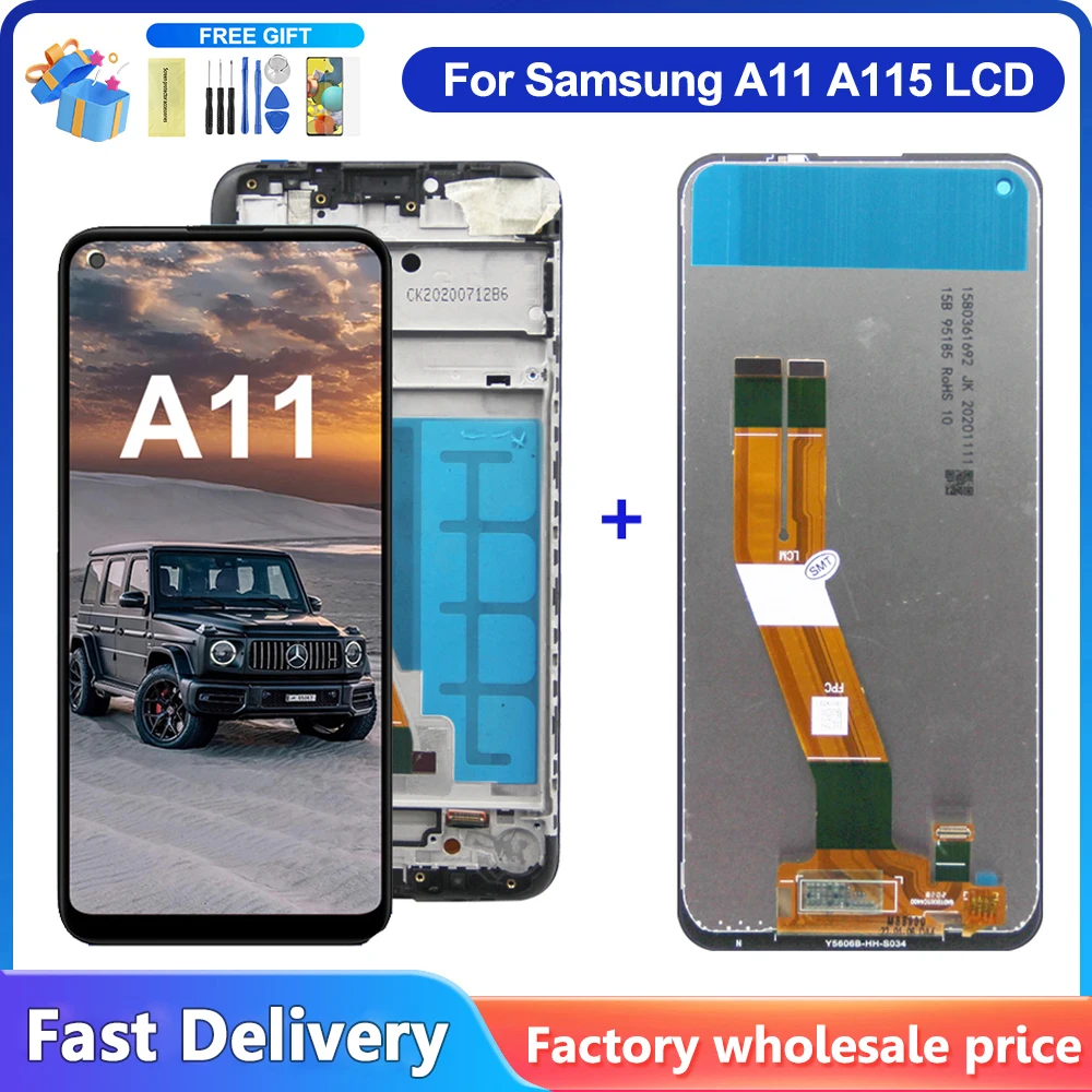 Tested For Samsung A11 LCD Display Touch Screen Digitizer Assembly For Galaxy A11 A115 A115F/DS A115F A115M