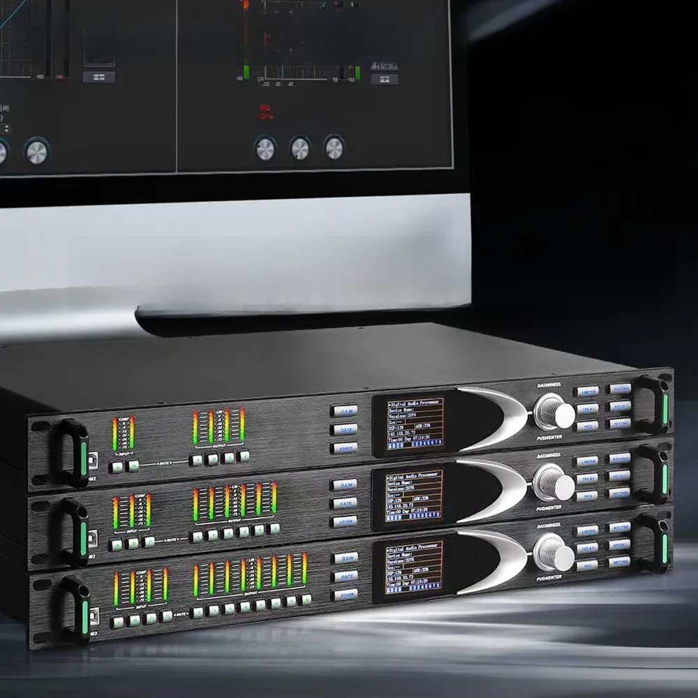 Professioneller Digitaler Audio-Prozessor mit FIR AES-Ausgang Lautsprechermanagementsystem 2/3/4 Eingänge 4/6/8 Ausgänge 96K 32Bit DSP Soundprozessor