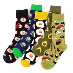 5 Pairs/Lot High Tube Autumn Winter Children Fun Men/Women's Socks Cartoon Novel Unique High-Quality Fun Casual Sports Socks