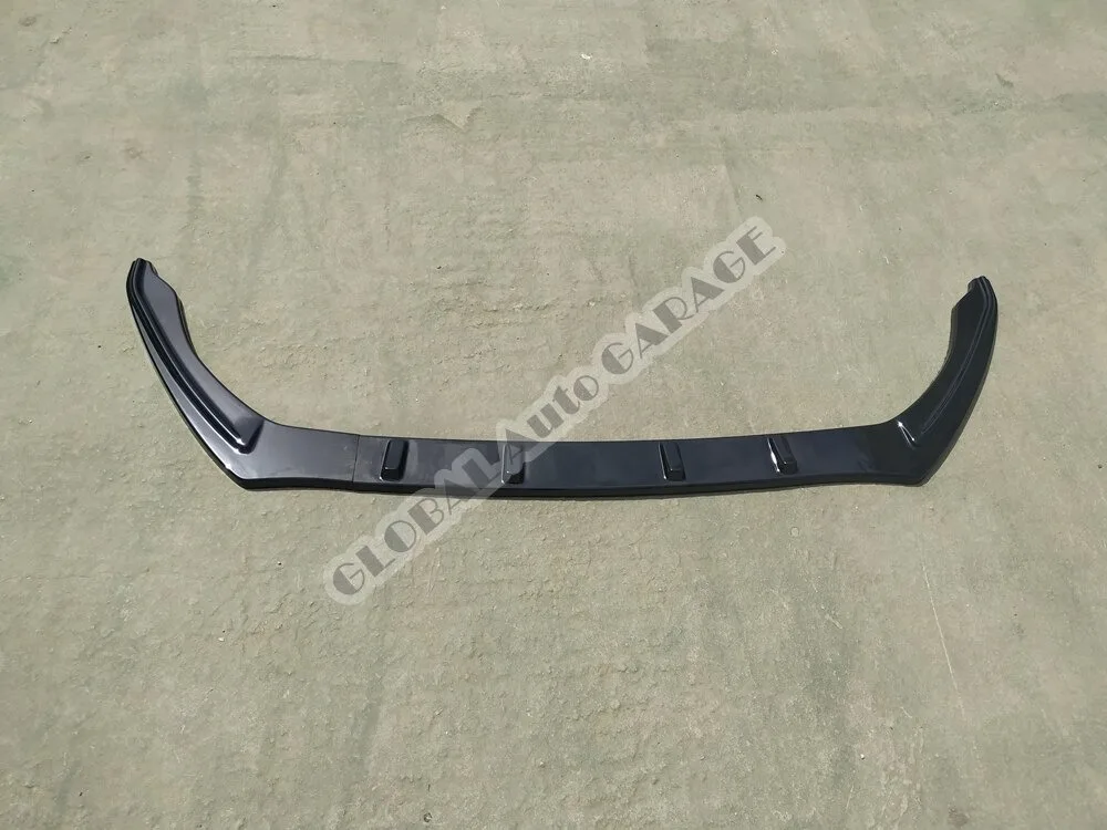 For Peugeot 307 Front Bumper Attachment Lip 2000-2007 Piano Glossy Black Splitter Diffuser Universal Spoiler Bumper