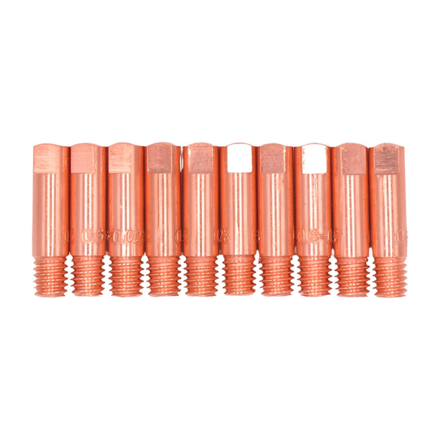 10pcs M6x25 접촉 팁 15 AK 15AK Mig 용접기 MIG MAG 용접 토치 소모품 Binzel BW 스타일 MIG-160 JINSLU