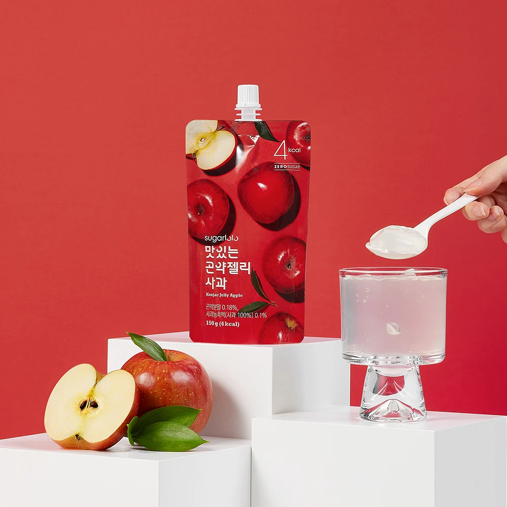 جيلي جونجاك جيلي جيلي لولو سكر منخفض السعرات الحرارية ، 10 عبوات