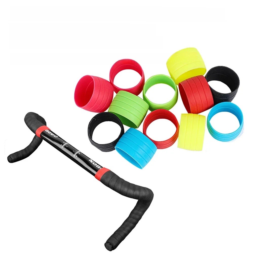 AliExpress SENSAH 2pcs Silicone Anti-skip Bicycle Handlebar Tape plug Fixed Ring Road Bike Shift Handle Protection