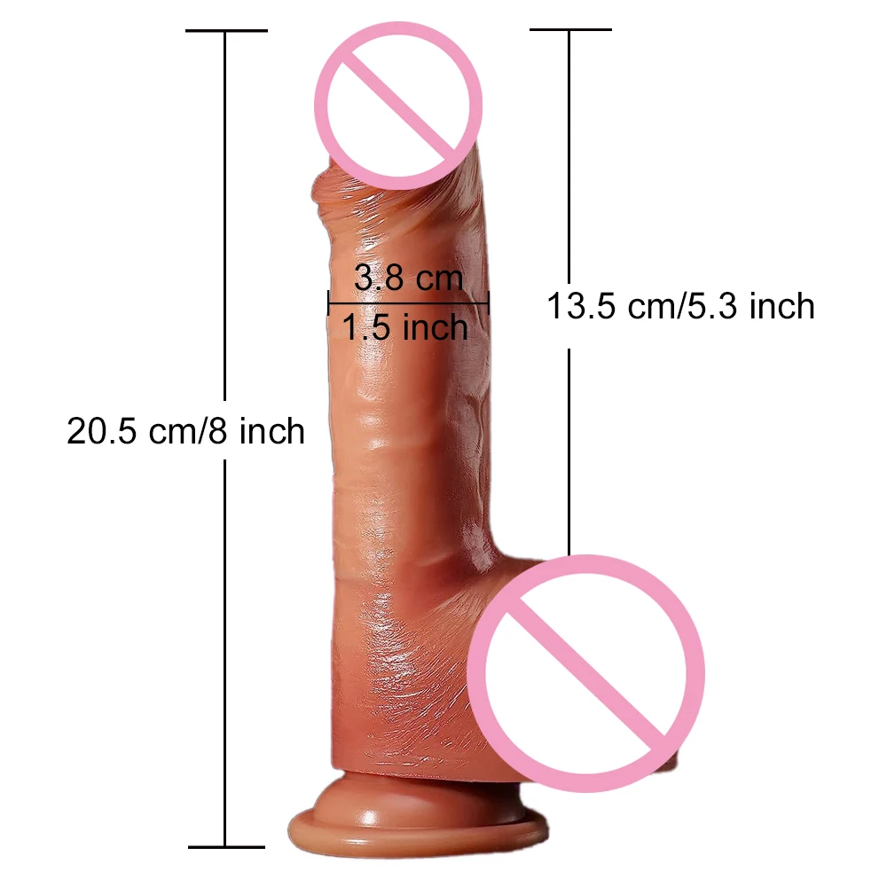 Realistic Squirting Penis Ejaculating Big Cock Suction Cup Soft Dildo Penetration-Anal Women G-Spot Adult Toys for Women Couple