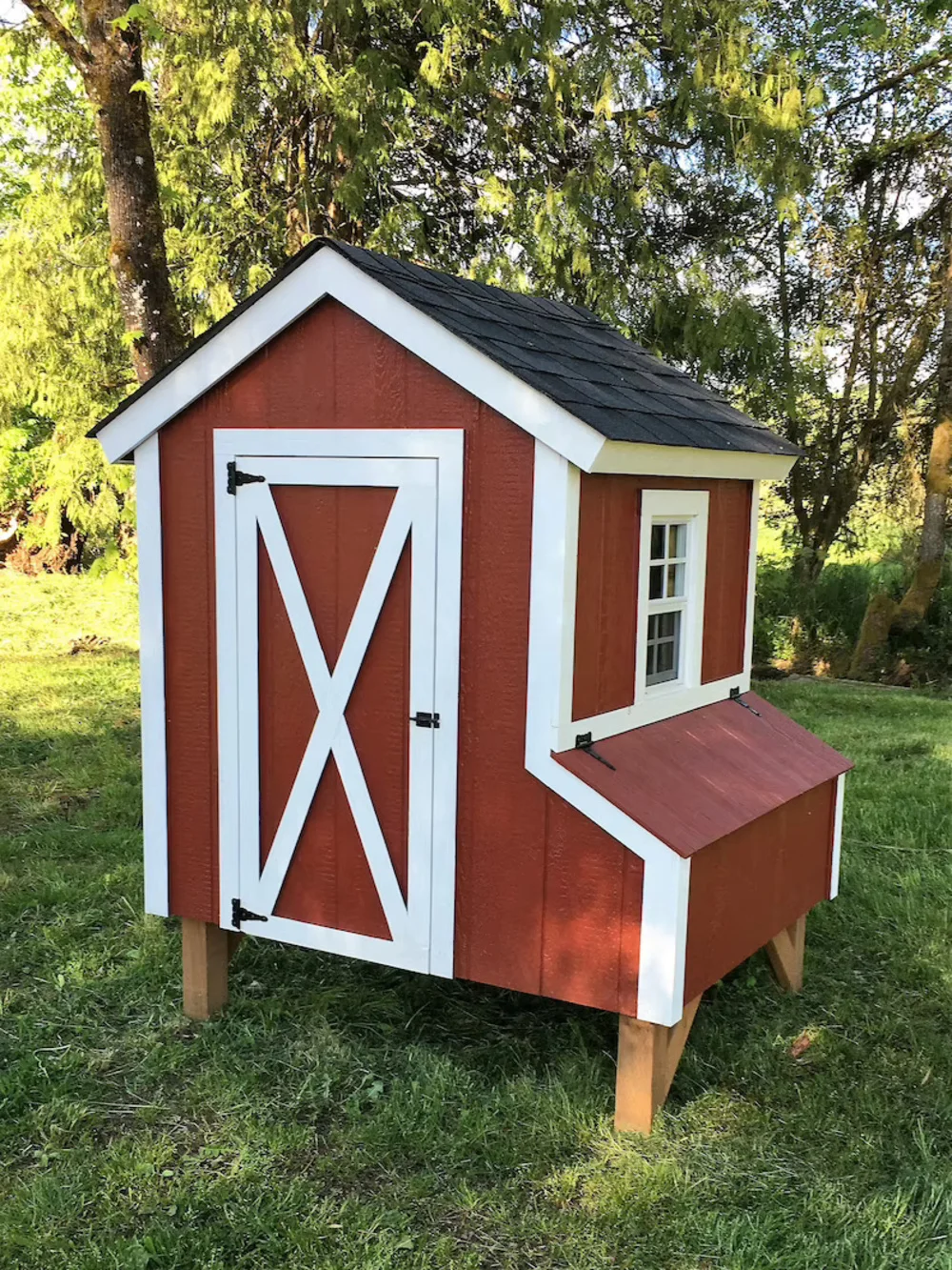 

5x4 Chicken Coop Plans | DIY Backyard Coop for 8 Chickens