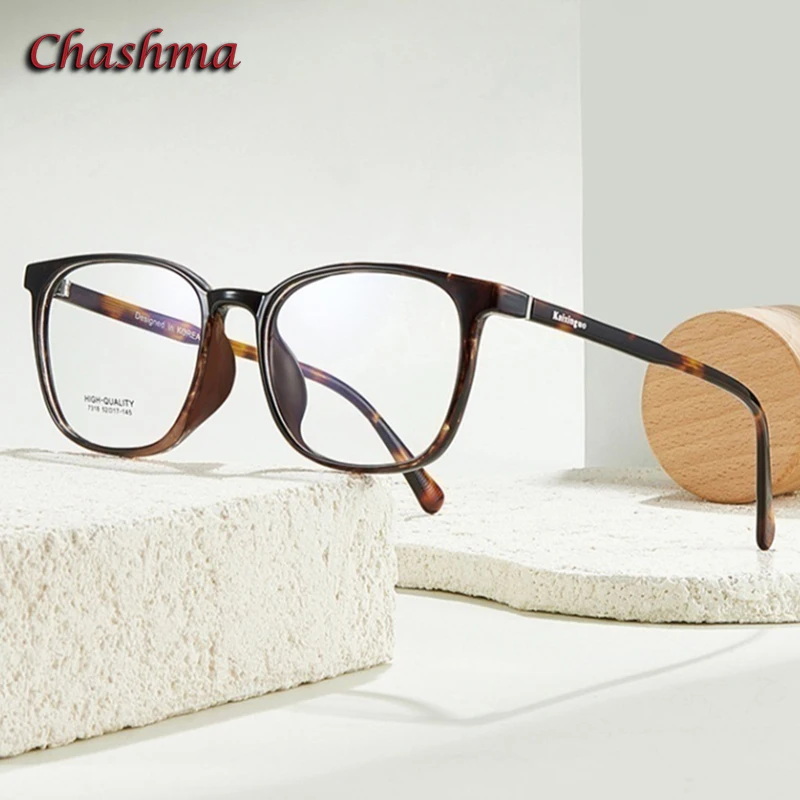 

Chashma Prescription Glasses Women Square Optical Fashion TR90 Lightweight Eyeglasses Frames Eyewear for Recipe Spectacles