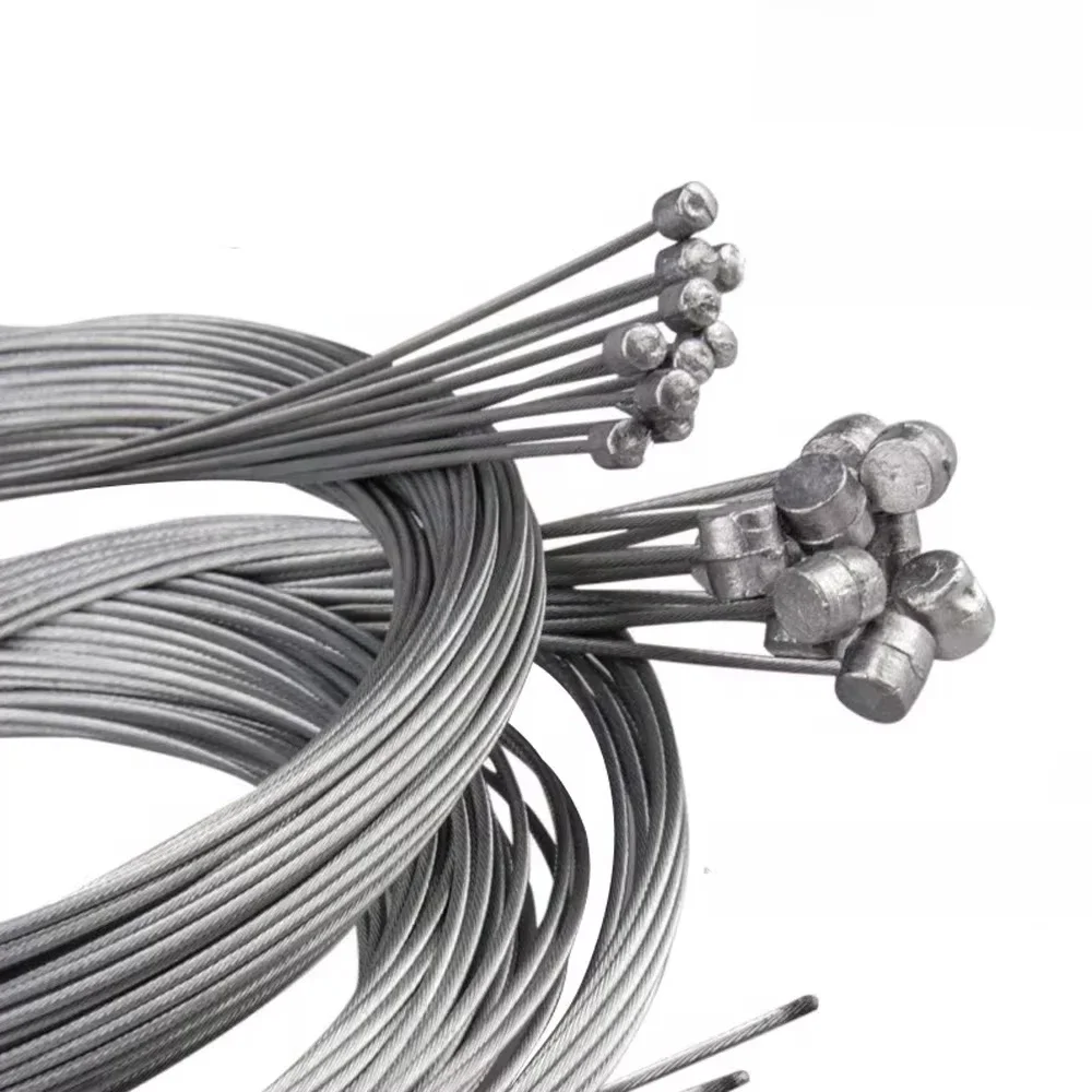 AliExpress NONE 5/10PC 1.7/2M MTB Bicycle Brake Line Bike Stainless Steel Gear Shift Cable Road Bike Speed Line Fixed Gear Inner Cable Line Wire